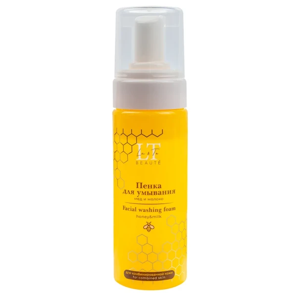 Пенка для умывания мед и молоко для комбинированной кожи La & Te BEAUTÉ