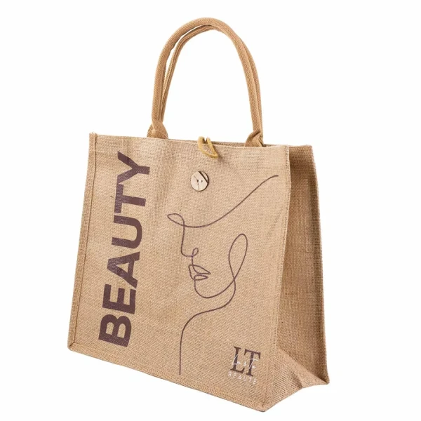 Сумка-шоппер (материал джут) 40х35х14см, max нагрузка 10кг