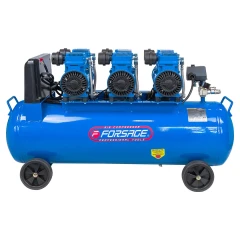 Компрессор 100 л 2-х поршневой с ременным приводом (3кВт, ресивер 100л, 250л/м, 220В)