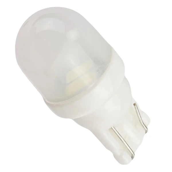 Лампочка светодиодная T10-1W Ceramic 12v белая