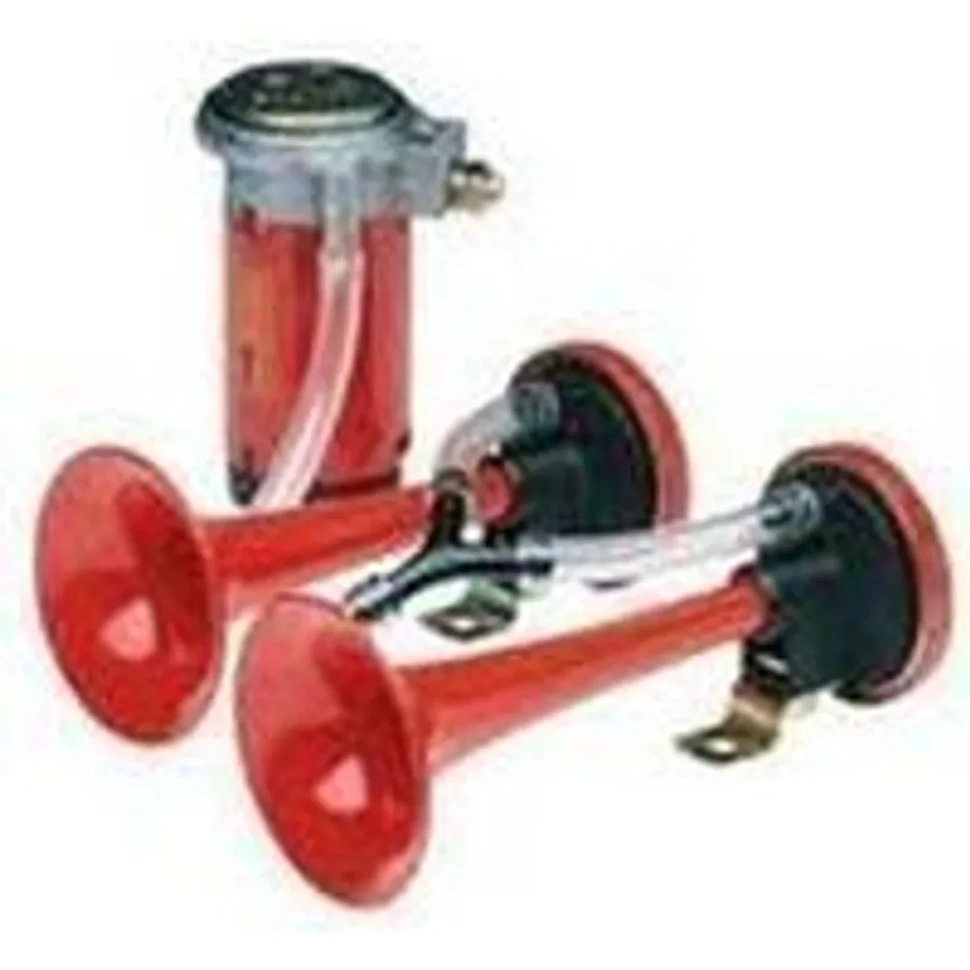 Сигнал воздушный 2 рожка RED