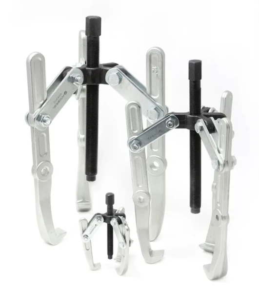 Съемник двух-трехзахватный переставной 4'' (Ø захвата- 100мм, длина лап- 100мм, лапы L-образные)