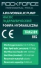 Насос пневмогидравлический ножной,3.2л(раб.давл.6-10атм,давл.гидравл.700атм,расход без нагрузки 850мл/мин,расход с нагрузкой 170мл/мин,корпус пластик)