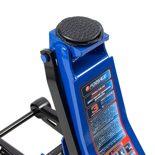 Домкрат подкатной гидравлический двухпоршневой 3т( h min 75мм, h max 508мм