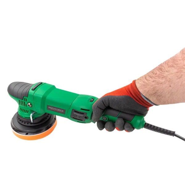 Полировальная машина электрическая эксцентриковая (230V, 1050W, 1400-4800 об/мин, диаметр круга-150мм)