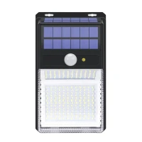 Светильник светодиодный настенный на солнечной батарее с датчиком движения (228 светодиодов SMD)