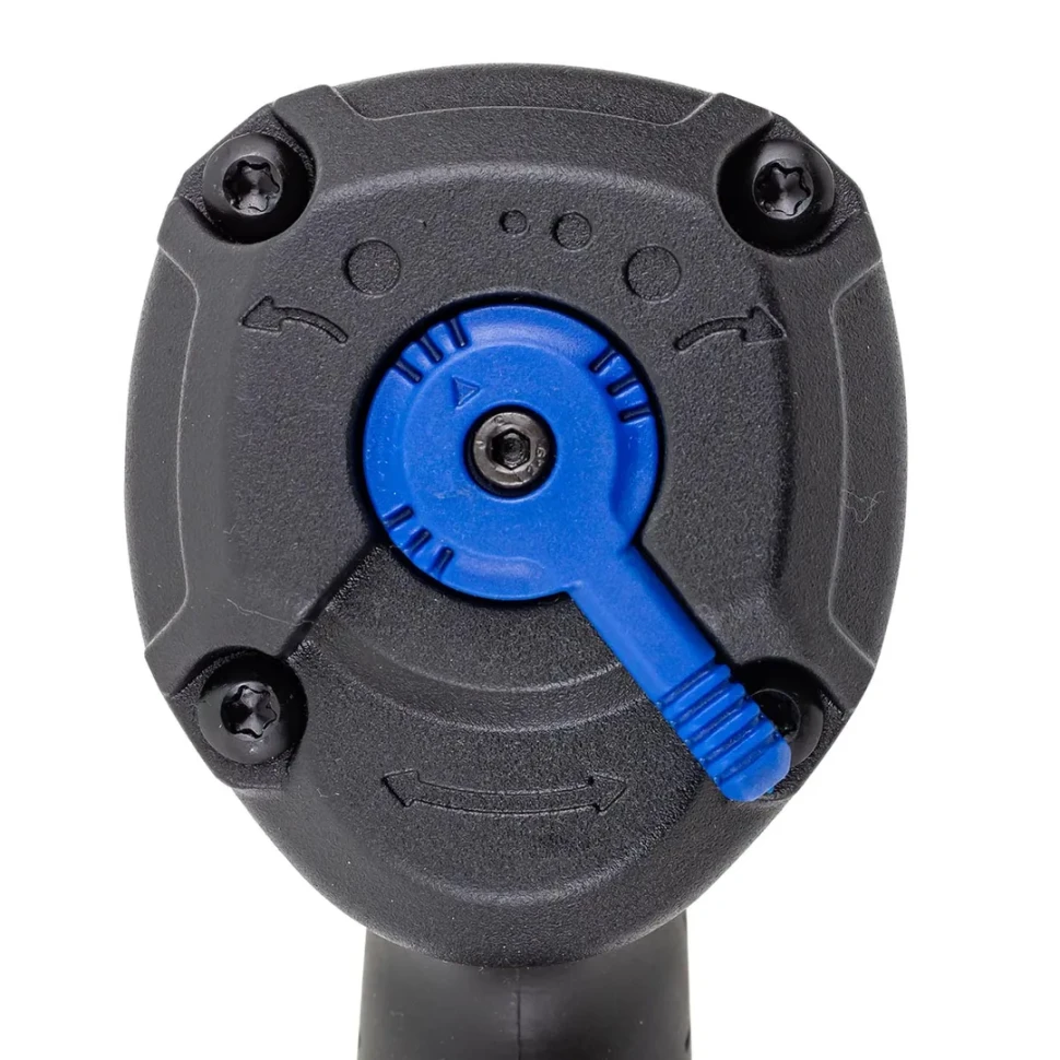 Пневмогайковерт ударный ''Twin Hammer''с реверсом и регулировкой усилия 1/2''(1200Hм, 8000 об/мин,6.3bar,вес 2.5кг)