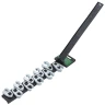 Набор ключей разрезных съемных 3/8''10пр. (10-19мм) на пластиковом держателе