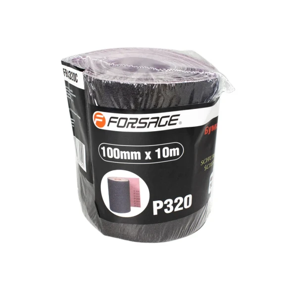 Бумага наждачная на тканевой основе 100ммх10м в рулоне (P320)