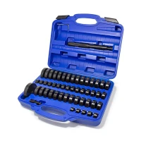 Набор инструментов, оправок для выпрессовки и запрессовки подшипников, втулок, сальников 52пр,в кейсе