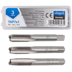 Метчик M7x1 (3шт)