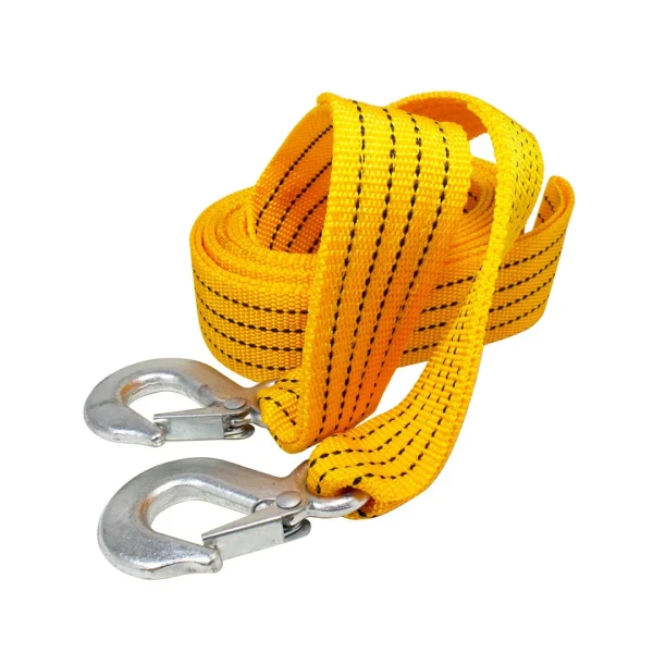 Трос буксировочный тканая лента 4м 3,5т с крюками