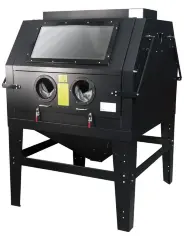 Пескоструйная камера с электродвигателем для очистки воздуха 1200л