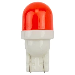 Лампочка светодиодная T10-1W Ceramic 12v красная