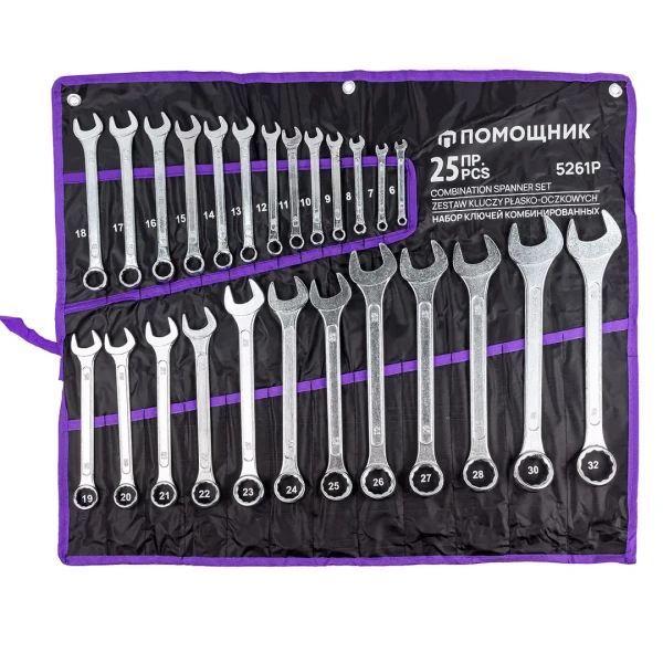 Набор ключей комбинированных 25пр.