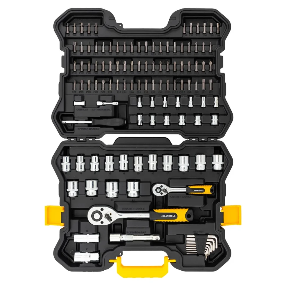 Набор инструментов 115пр. 1/4'', 1/2''(6гр.)
