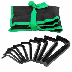 Ключи Г-образные 6-гранные (6-8, 10-12, 14, 17, 19 22мм), набор 10пр.