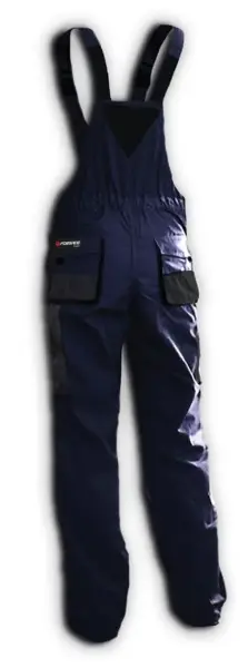 Полукомбинезон рабочий со вставками,11карманов(M/50,обхват груди:96-104,обхват талии:72-80,рост:170-176см,полиэстер/хлопок:65/35%,плот. ткани-267g/m2)