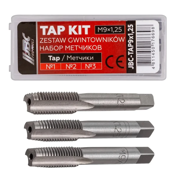 Метчик M9x1,25 (3шт)