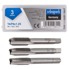 Метчик M8x1,25 (3шт)