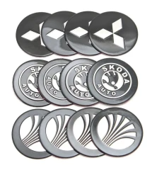 Наклейка на колпак 6см (TUNING) (к-т 4шт)