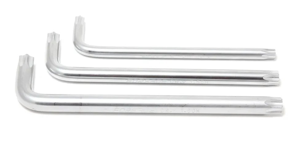 Ключ Г-образный TORX экстра длинный T-30H с отверстием