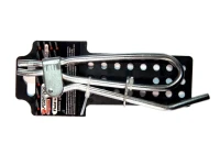 Зажим металлический для шлангов и патрубков, на пластиковом держателе