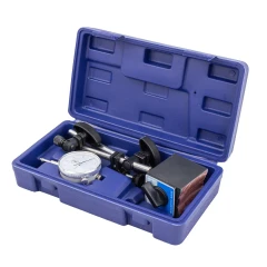 Индикатор часового типа с магнитной стойкой (0-10мм, погрешность-0,01мм), в пласт.кейсе