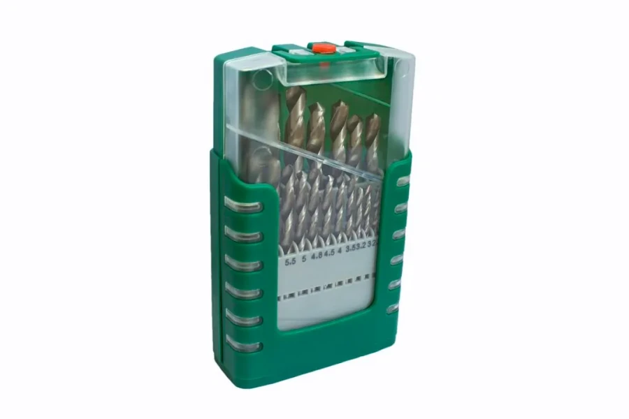 Набор сверл по металлу HSS 21пр.(1,1.5,2,2.5,3,3.2,3.5,4,4.5,4.8,5,5.5,6,6.5,7,7.5,8,8.5,9,9.5,10мм), в пластиковом футляре