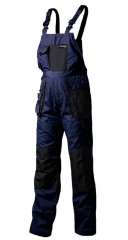 Полукомбинезон рабочий со вставками,11карманов(XL/56,обхват груди:116-124,об. талии:96-104,рост:188-194см,полиэстер/хлопок:65/35%,плот. ткани-267g/m2)