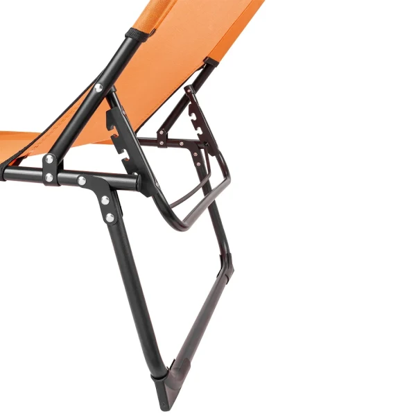 Шезлонг складной с подголовником (670х1930мм)