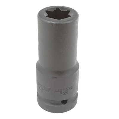 Головка ударная глубокая Е24, 3/4''