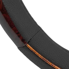 Чехол руля (черная/дерево)