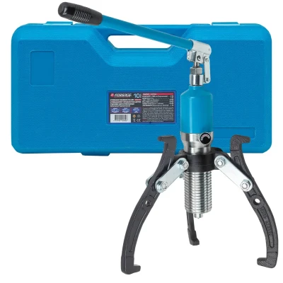 Съемник двух-трехлапый переставной гидравлический 10т(Ø захвата:50-250мм,мах. глубина захвата-170мм, ход штока-60мм)в кейсе