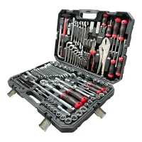 Набор инструментов 142+4пр. 1/4'', 3/8'', 1/2''(6гр.)