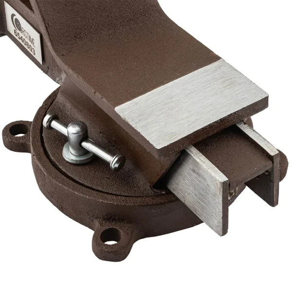 Тиски стальные поворотные с наковальней 3''-80мм