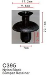 Клипса для крепления внутренней обшивки а/м Тойота пластиковая (100шт/уп.)