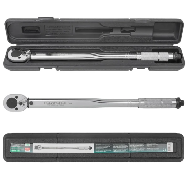 Ключ динамометрический щелчкового типа ''Profi''28-210Нм 1/2'',в пластиковом футляре (Taiwan)