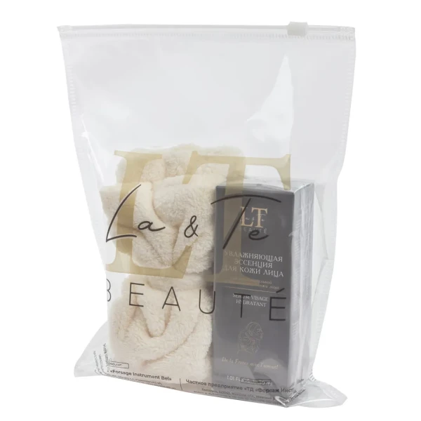 Набор (Увлажняющая эссенция для кожи лица,30мл LT-1848,Повязка на голову-бант (белая),пакет 200*250)