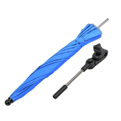 Кресло складное для кемпинга в комплекте с зонтом(54х45х85см, в слож. виде 80х54см, Ø трубы корпуса 22мм,600D ПВХ, макс. нагрузка 120кг)