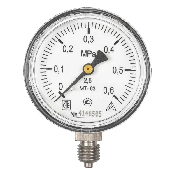Манометр для насоса 0-0,6 МПа (резьба М12х1,5, G1/4)