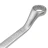 Ключ накидной, отогнутый на 45грд. короткий 14х15мм