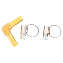 Соединитель угловой ''елочка''+ ''елочка''8x8мм+ хомуты для крепежа