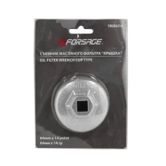 Съемник масляного фильтра ''крышка''64мм х 14гр