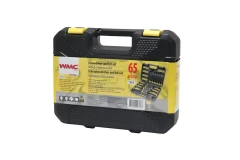 Набор инструментов 65 пр (отвертки,биты с битодержателем, отвертки ювелирные) в кейсе