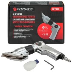 Пневмоножницы угловые (1800рез/мин, max толщина реза-1.2мм,потребление 114л/мин,6.3Bar,штуцер 1/4'')