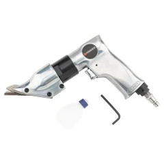 Пневмоножницы угловые (1800рез/мин, max толщина реза-1.2мм,потребление 114л/мин,6.3Bar,штуцер 1/4'')