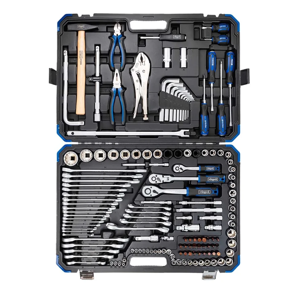 Набор инструментов 142+6 пр.1/4''3/8''1/2''(6-гр.)(4-32мм)