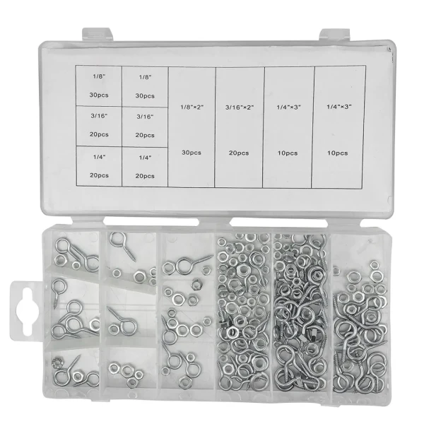 Рым-болты в комплекте с гайками, 210пр.