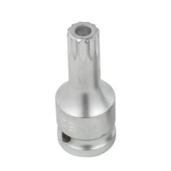 Головка-бита SPLINE с отверстием M14 (L-60мм)1/2''